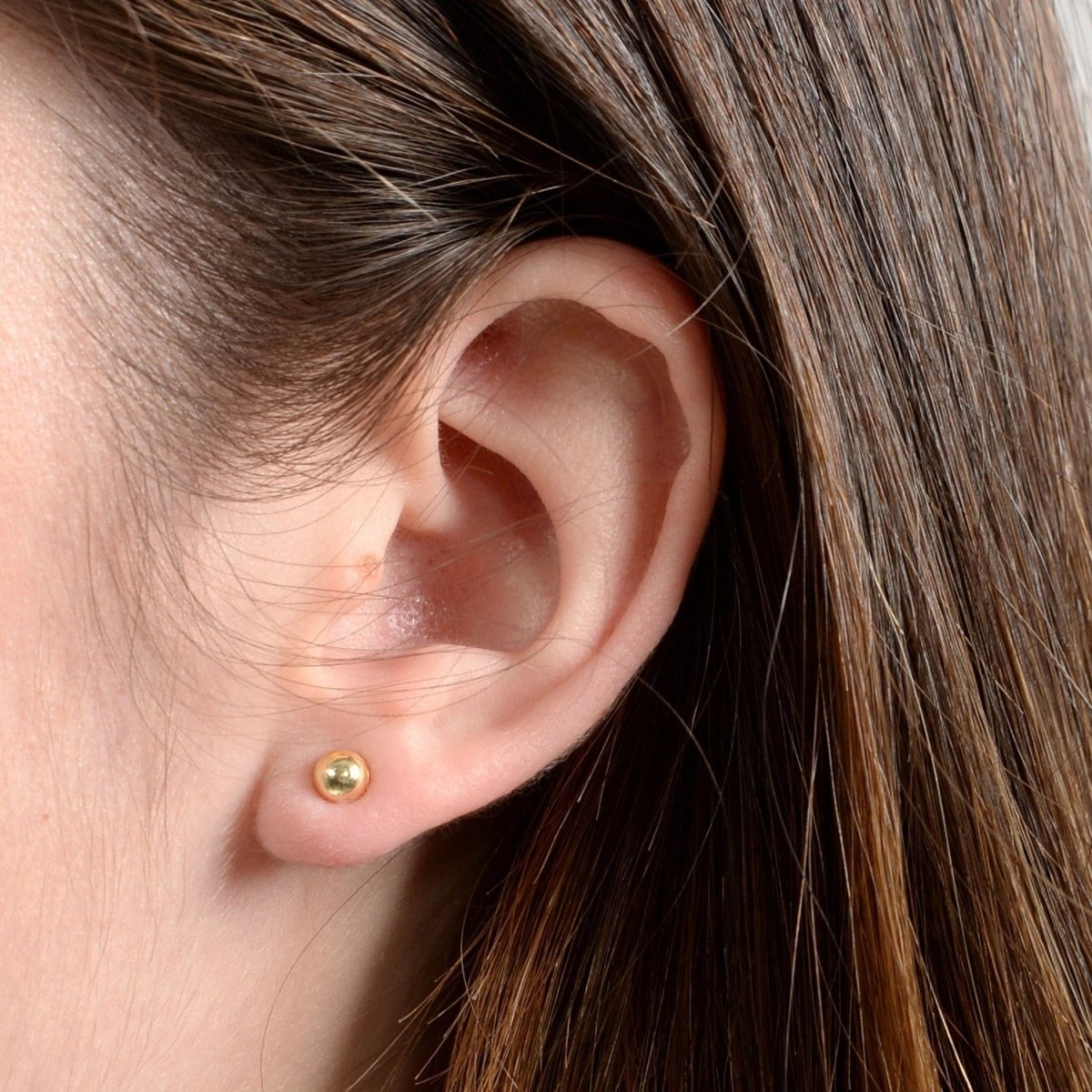Sphere Stud Earrings - Narcissus