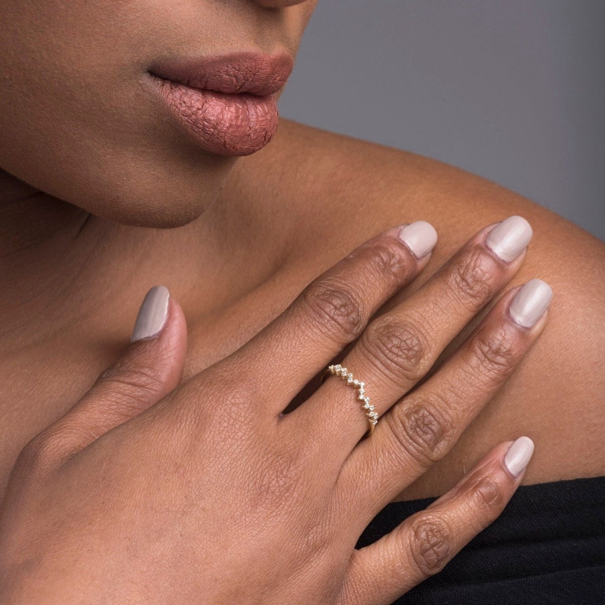 Multi Diamonds Cluster Ring - Narcissus