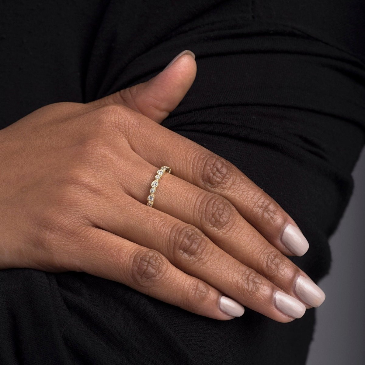 Round Diamond Vintage Ring - Narcissus