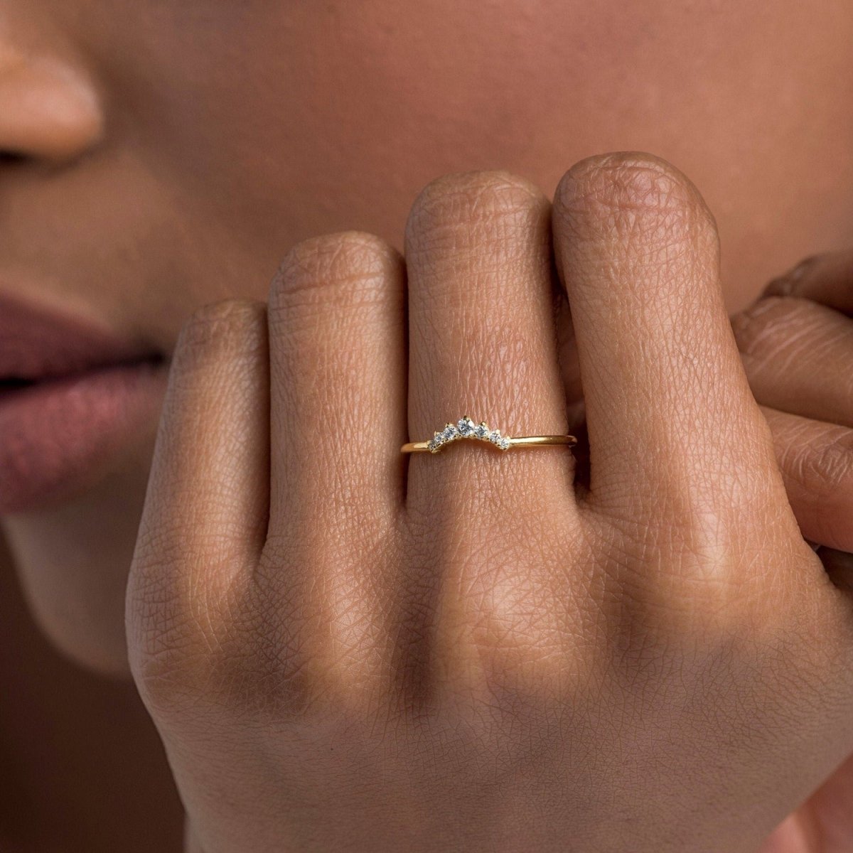 Seven Stone Diamond Ring - Enea Studio