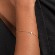 Diamond Flower Bracelet - Narcissus