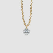 Núde Diamond Solitaire Necklace