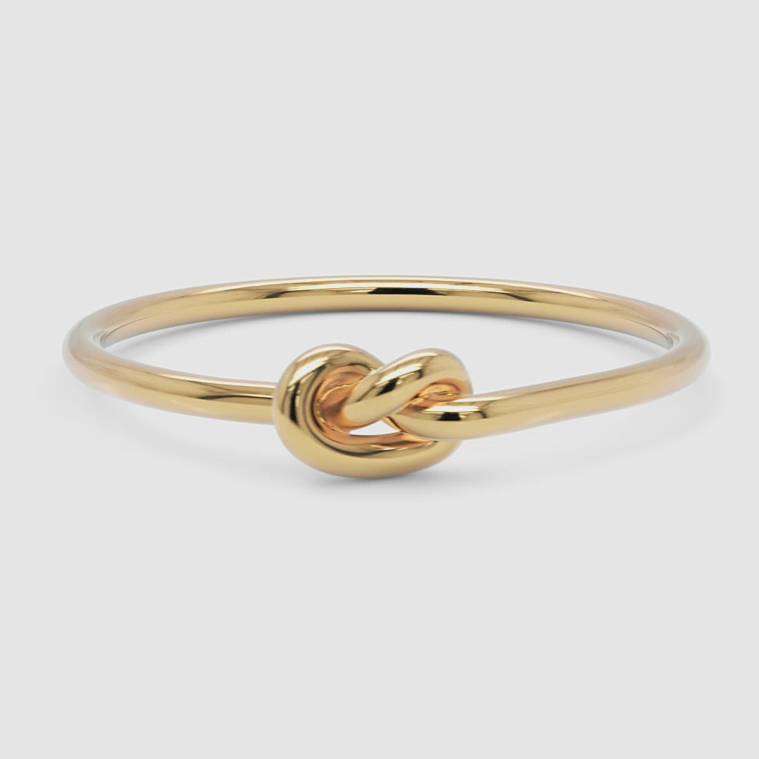 Dainty Knot Ring - Narcissus