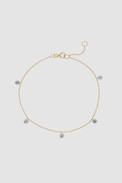Núde Diamond Drop Station Bracelet