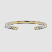 Open Cuff Diamond Ring