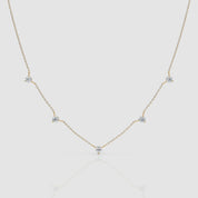 Alinéa Gold Diamond Station Necklace I