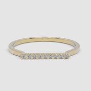 Diamond Bar Ring