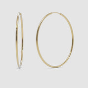 Large Thin Hoop Earrings (pair)