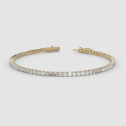 Lab Grown Diamond Tennis Bracelet, 3.50ctw, 14k Yellow Gold