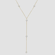 Pearl Lariat Necklace - Narcissus