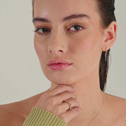 Núde Diamond Drop Earrings - Rose Gold