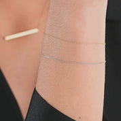 Fine Cable Chain Bracelet