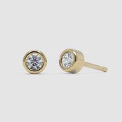 Éclat Diamond Bezel Studs