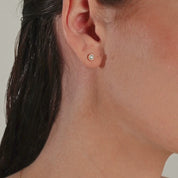 Éclat Diamond Bezel Studs