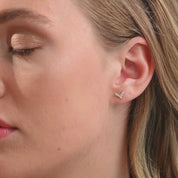 Chevron Diamond Earrings