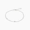 Núde Diamond Station Bracelet - White Gold